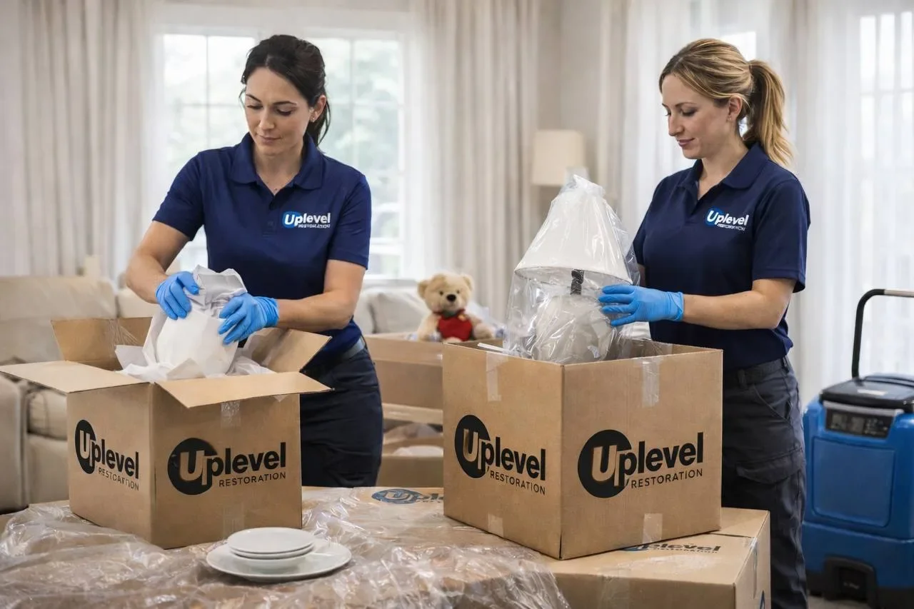Contents handling and pack-out services for damaged property