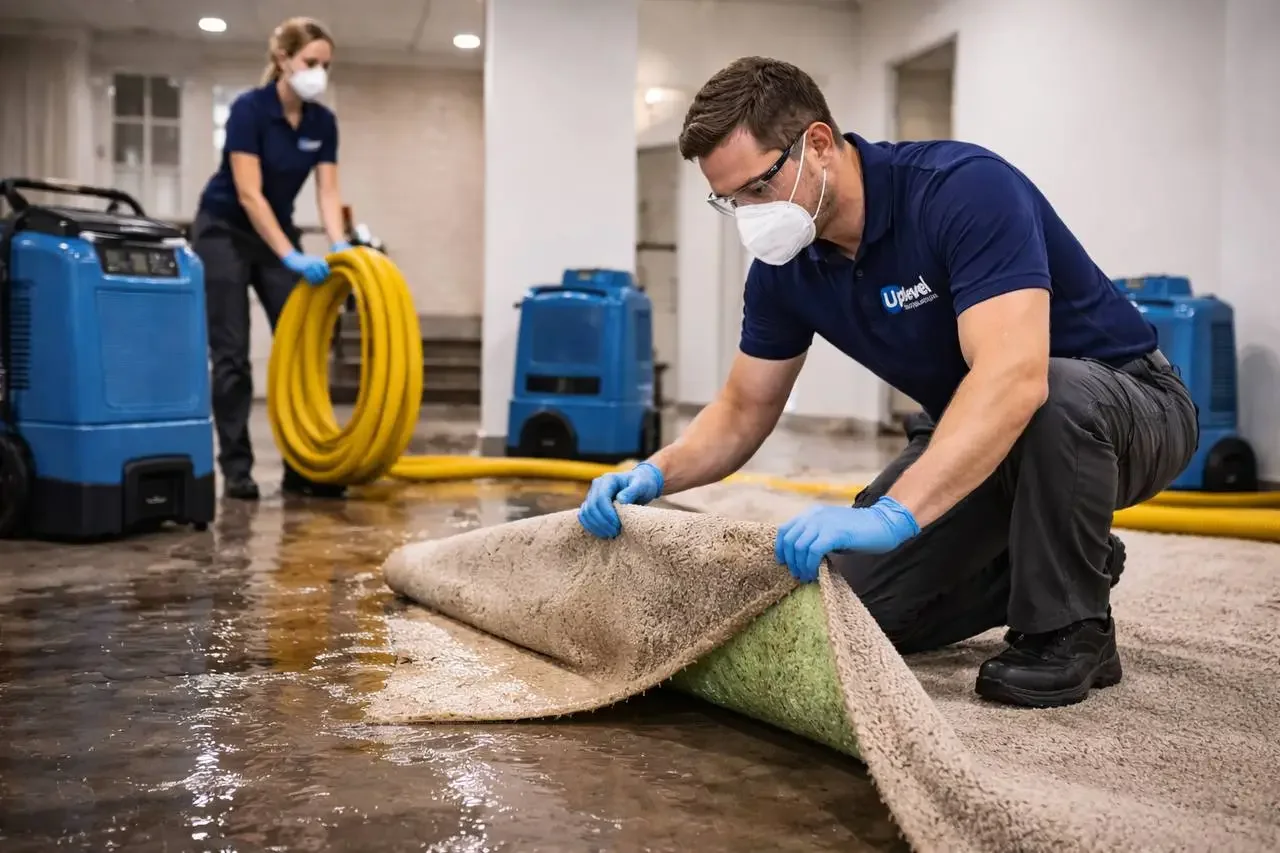 Water damage restoration - flood cleanup and drying services